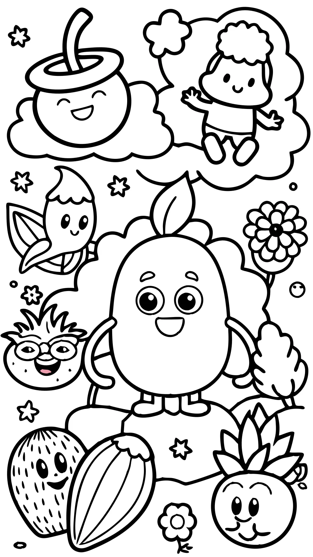 veggie tale coloring pages